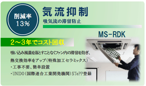 気流抑制